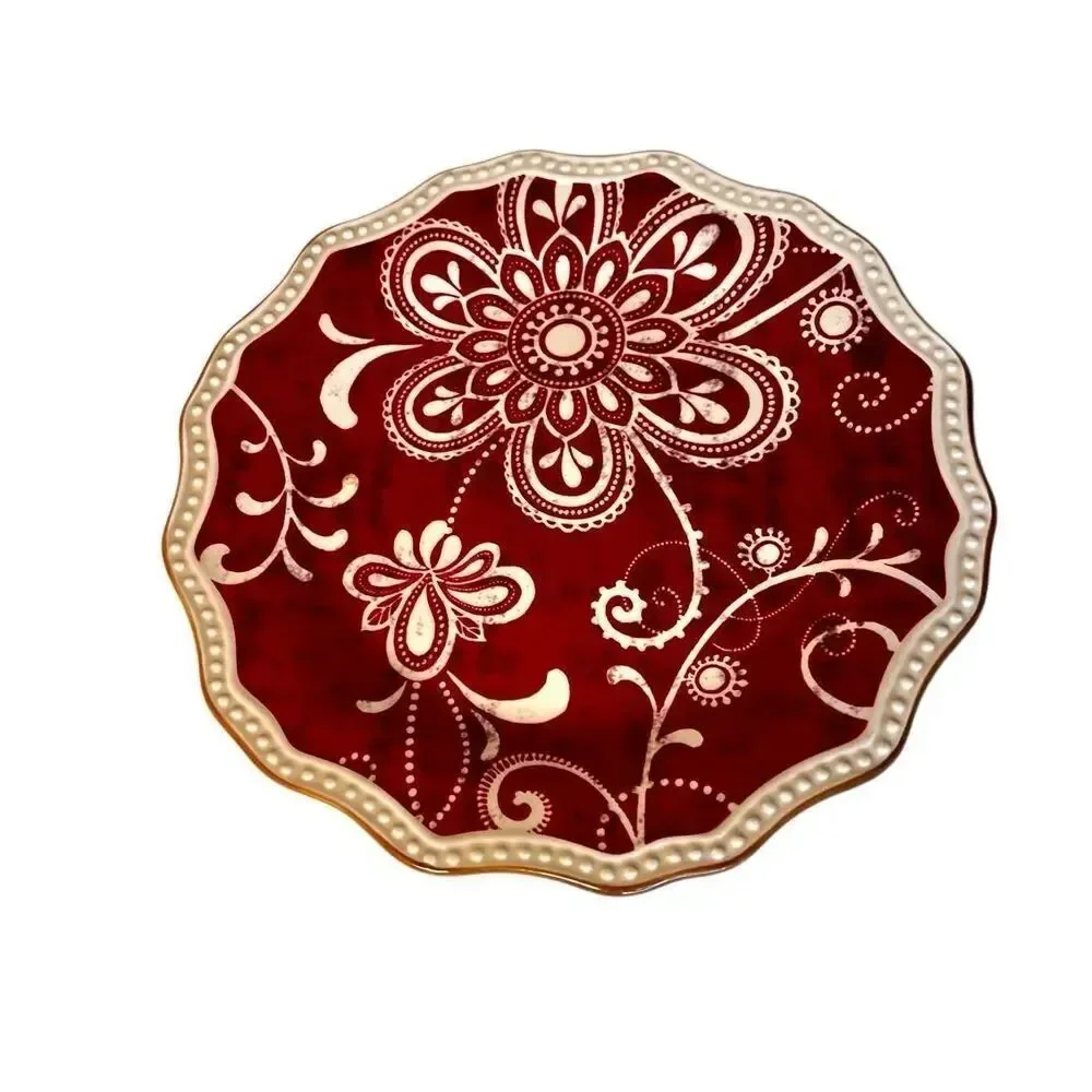 SET OF 2 PIER 1 IMPORTS MARIBETH SALAD PLATE FLORAL Retired